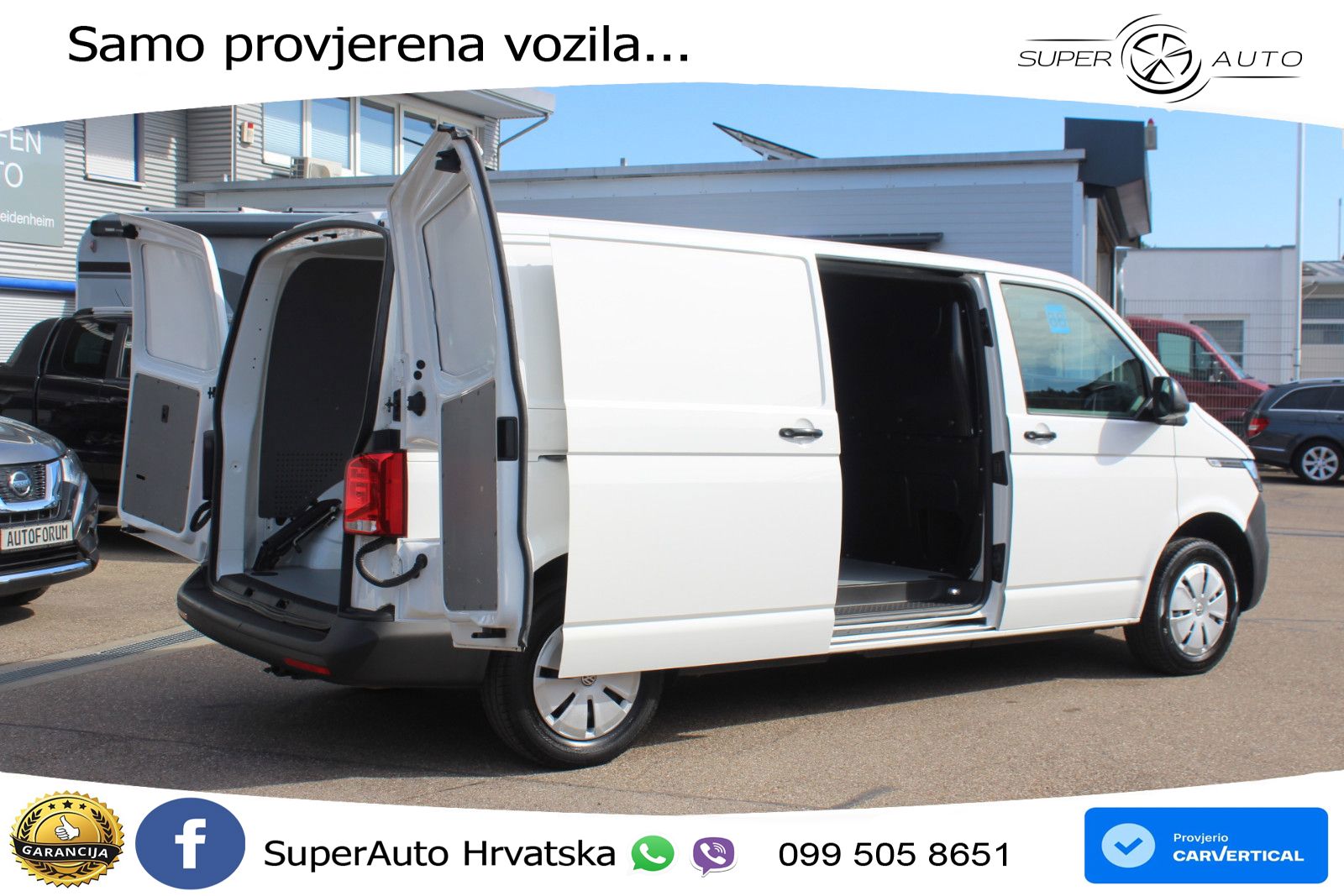 Volkswagen T6.1 Transporter Kasten FWD lang EcoProfi 110 KS