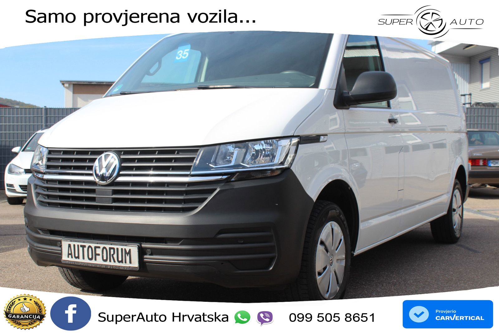 Volkswagen T6.1 Transporter Kasten FWD lang EcoProfi 110 KS