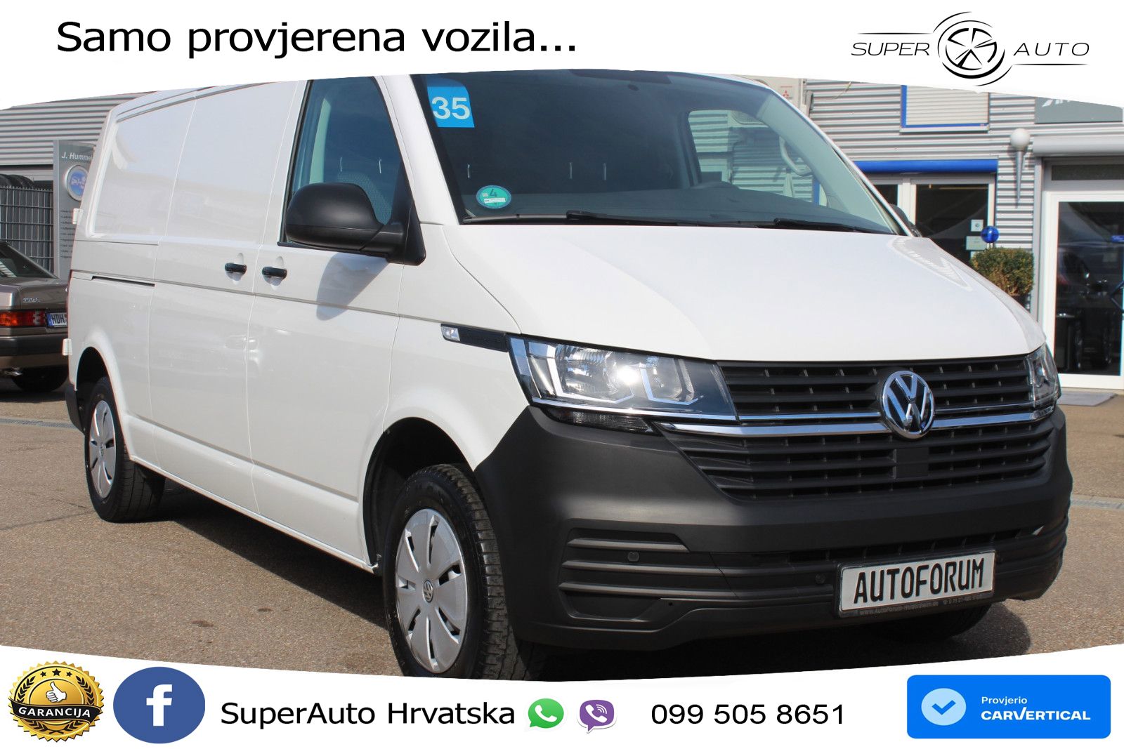 Volkswagen T6.1 Transporter Kasten FWD lang EcoProfi 110 KS
