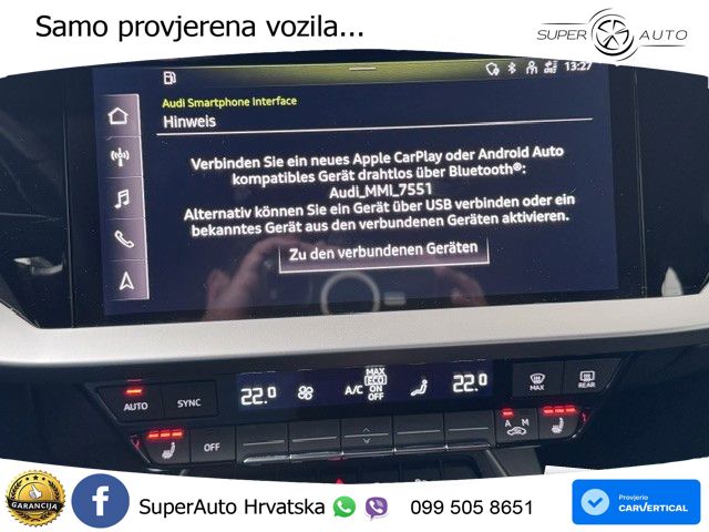 Audi A3 Limuzina 35 TFSI (150 KS) S tronic S line LED+GR SJED+ACC