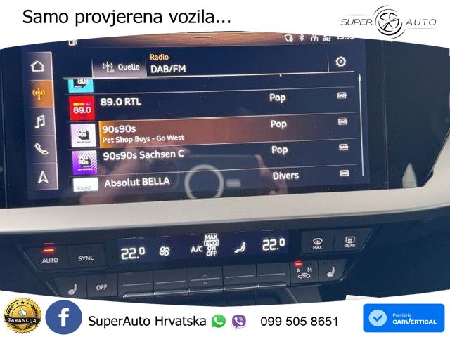Audi A3 Limuzina 35 TFSI (150 KS) S tronic S line LED+GR SJED+ACC