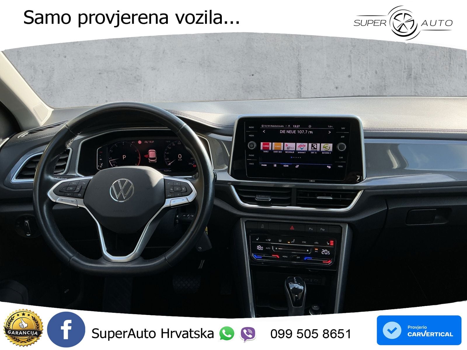 Volkswagen T-Roc 1.5 TSI (150 KS) DSG LED+GR SJED+ACC