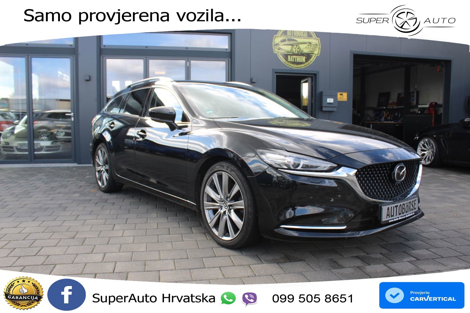 Mazda 6 Sport Combi 2.2 SKYACTIV-D (184 KS) SKYACTIV-Drive LED+GR SJED+ACC