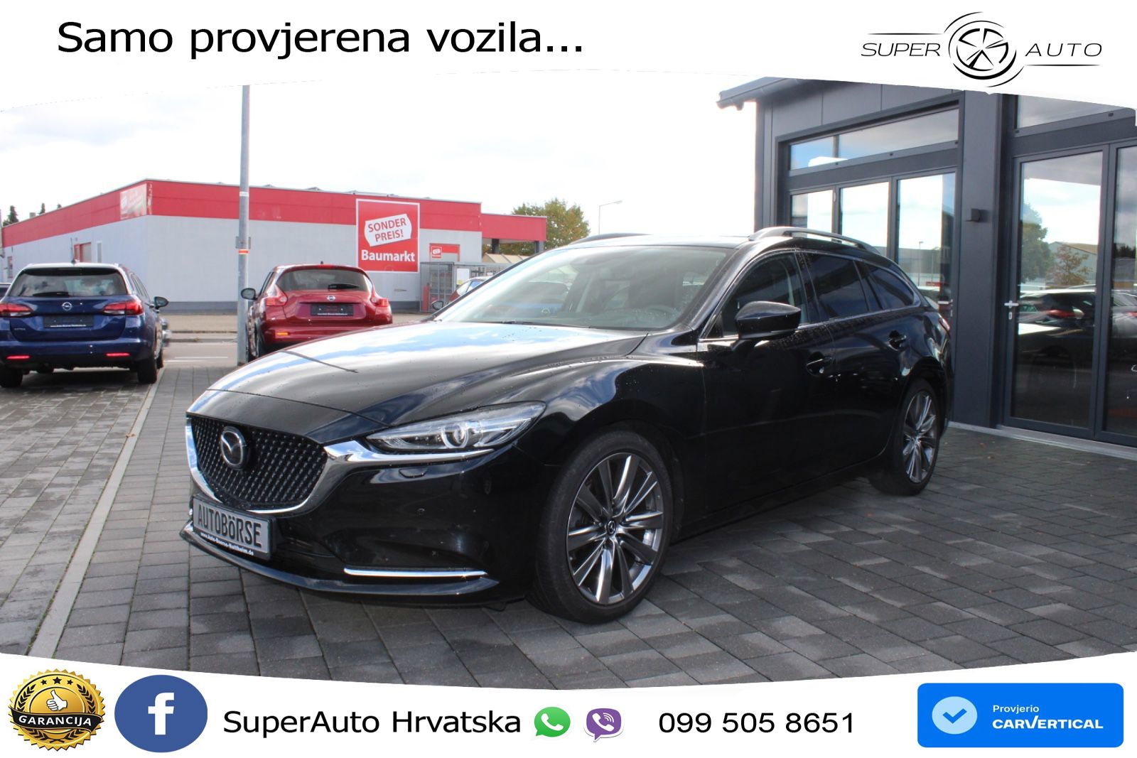 Mazda 6 Sport Combi 2.2 SKYACTIV-D (184 KS) SKYACTIV-Drive LED+GR SJED+ACC