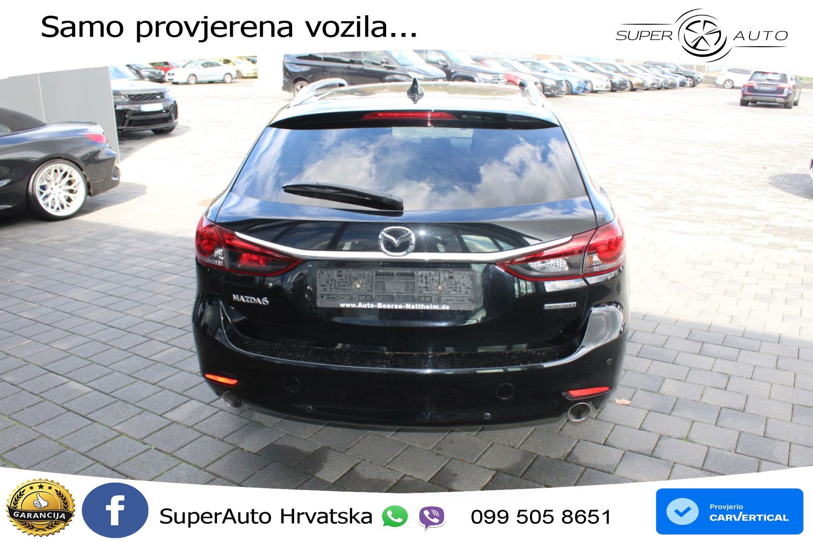 Mazda 6 Sport Combi 2.2 SKYACTIV-D (184 KS) SKYACTIV-Drive LED+GR SJED+ACC