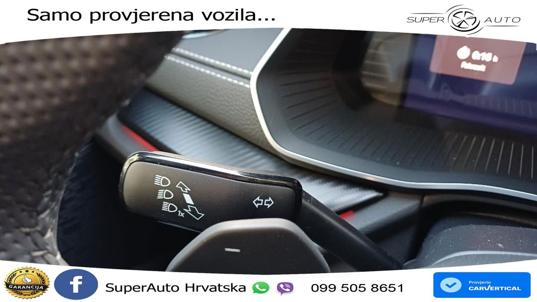 Škoda Octavia Combi 1.5 TSI (150 KS) DSG SportLine MATRIX+GR SJED+KAM