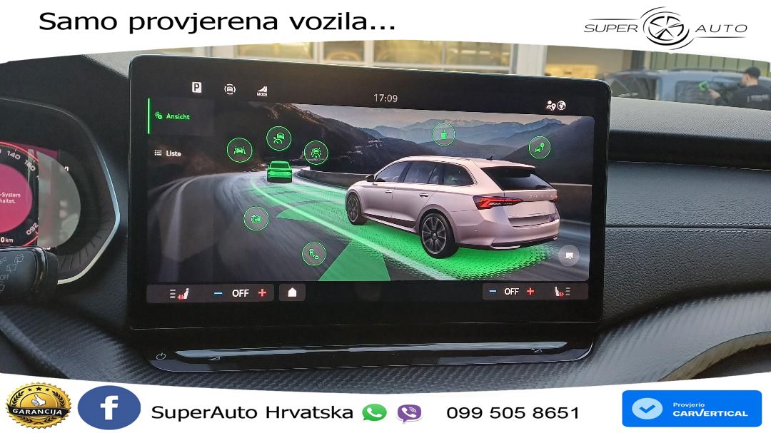 Škoda Octavia Combi 1.5 TSI (150 KS) DSG SportLine MATRIX+GR SJED+KAM
