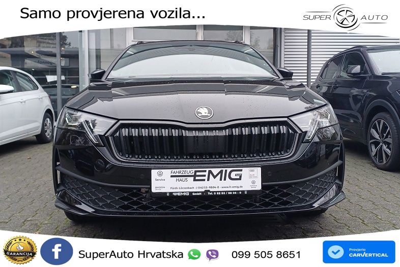 Škoda Octavia Combi 1.5 TSI (150 KS) DSG SportLine MATRIX+GR SJED+KAM