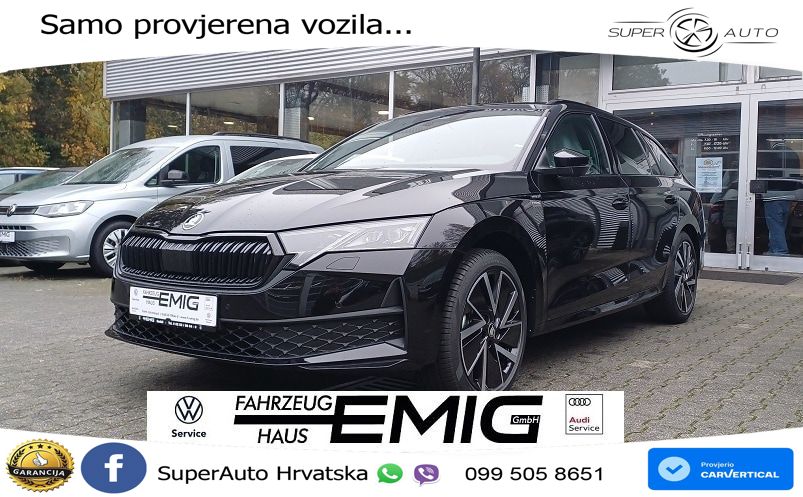 Škoda Octavia Combi 1.5 TSI (150 KS) DSG SportLine MATRIX+GR SJED+KAM