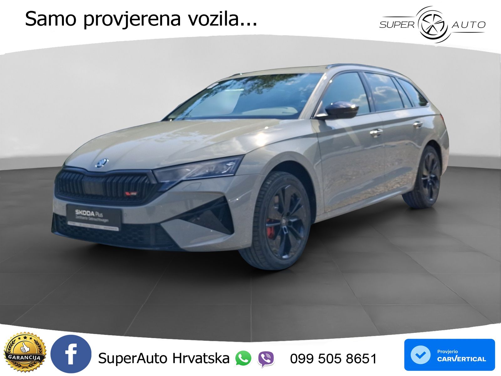 Škoda Octavia Combi RS 2.0 TSI (265 KS) DSG MATRIX+GR SJED+KAM