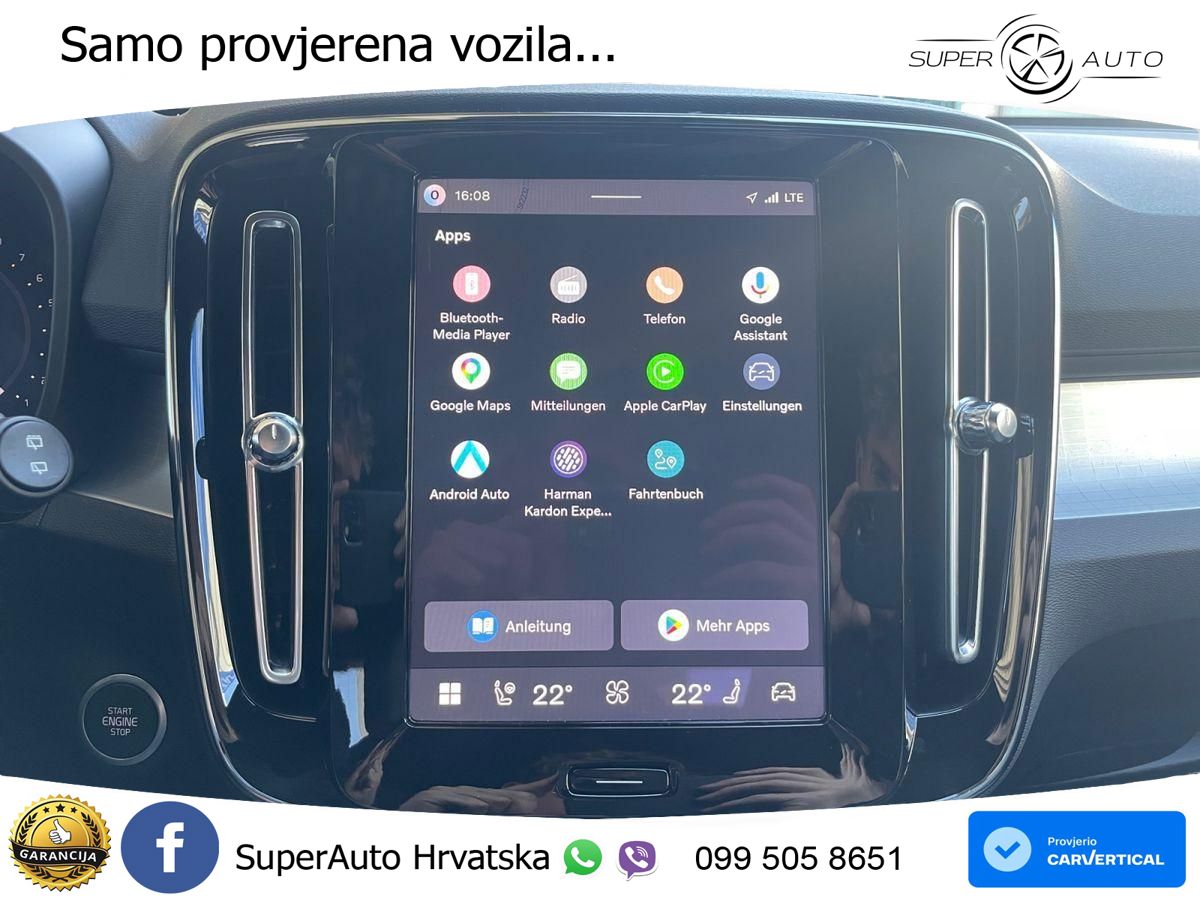 Volvo XC40 2.0 B3 163 KS Automatic LED+GR SJED+ACC