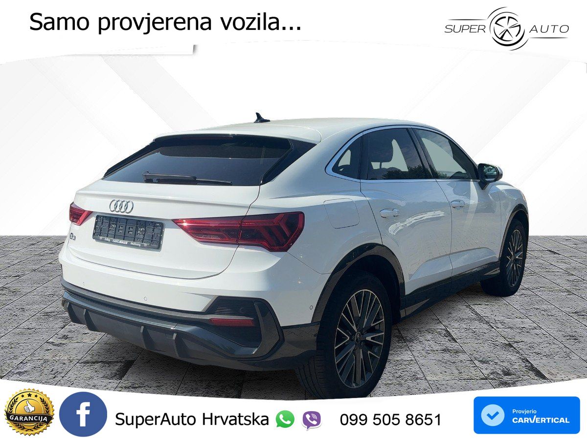 Audi Q3 Sportback 45 TFSIe (245 KS) S tronic LED+GR SJED+ACC
