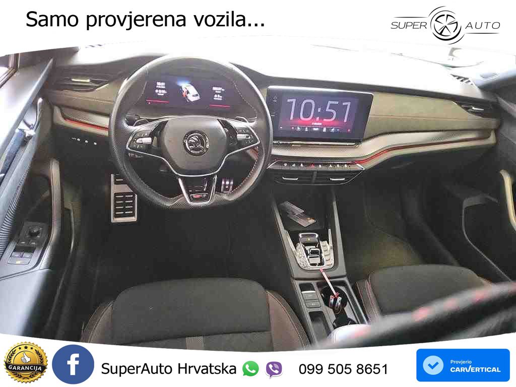 Škoda Octavia Combi RS 2.0 TDI (200 KS) DSG LED+GR SJED+ACC