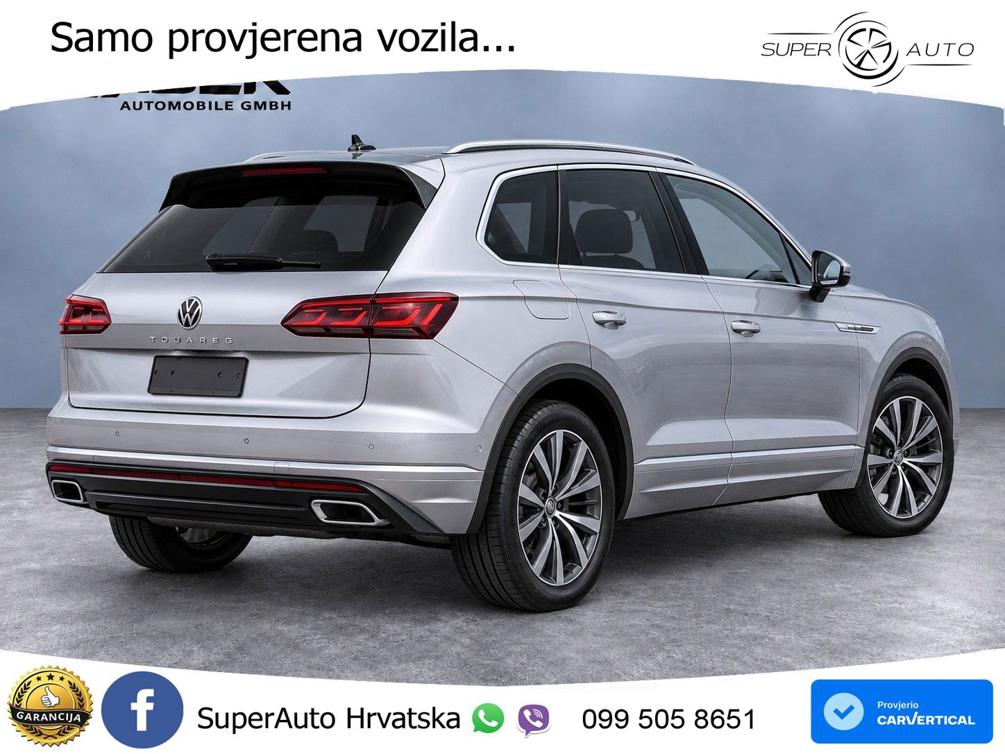 Volkswagen Touareg 3.0 V6 TDI (231 KS) 4MOTION Tiptronic ZRAČNI+ACC+GR SJED+KAM