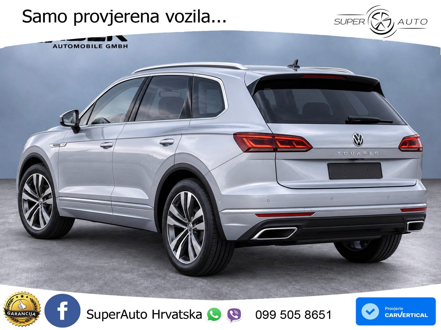 Volkswagen Touareg 3.0 V6 TDI (231 KS) 4MOTION Tiptronic ZRAČNI+ACC+GR SJED+KAM