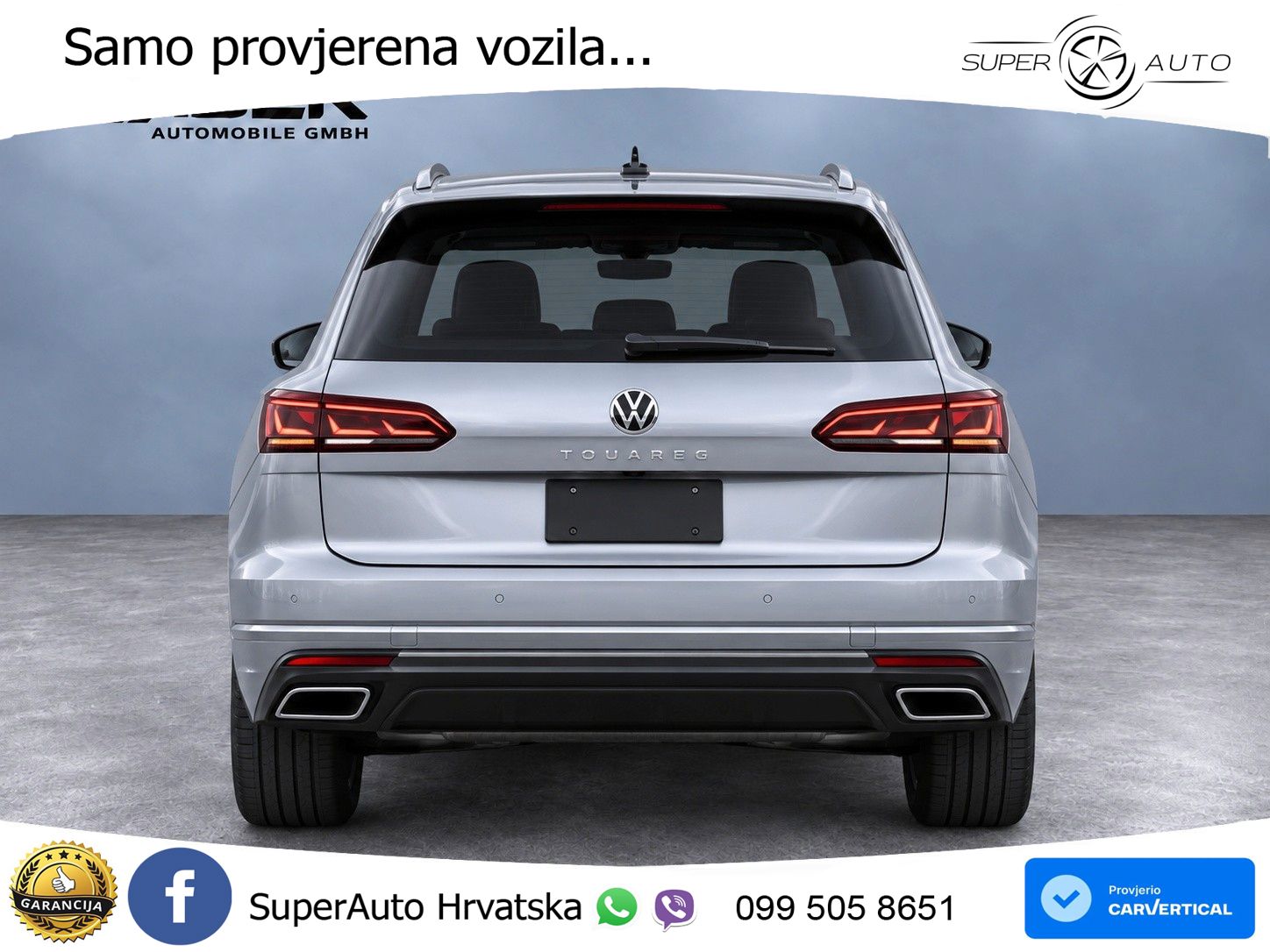 Volkswagen Touareg 3.0 V6 TDI (231 KS) 4MOTION Tiptronic ZRAČNI+ACC+GR SJED+KAM