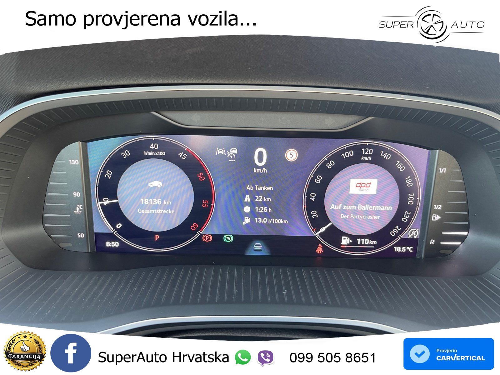 Škoda Octavia Combi 2.0 TDI (150 KS) DSG Selection LED+GR SJED+ACC