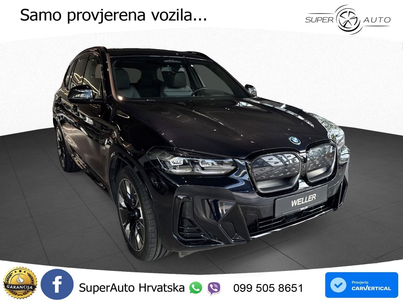 BMW iX3 80 kWh (286 KS) M Sport ACC+HEAD+GR SJED+360+PANO