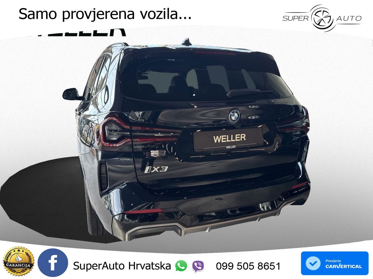 BMW iX3 80 kWh (286 KS) M Sport ACC+HEAD+GR SJED+360+PANO