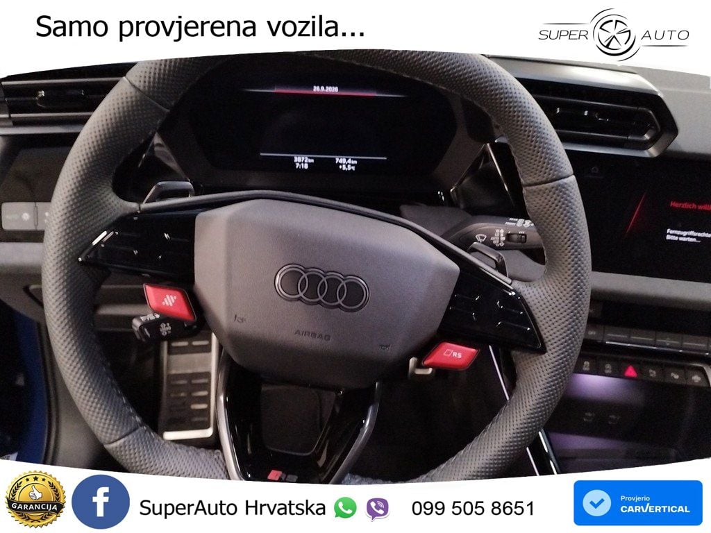 Audi RS3 Sedan 2.5 TFSI (400 KS) quattro S tronic LED+GR SJED+ACC