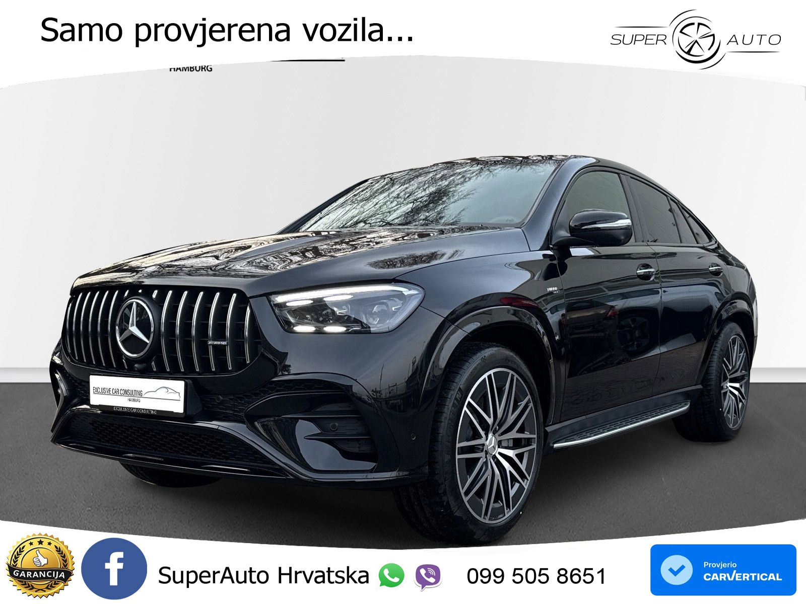 Mercedes AMG GLE Coupe 53 (435 KS) EQ Boost 4MATIC+ AMG SPEEDSHIFT TCT 9G ACC+HEAD+4xGR SJED+360+PANO