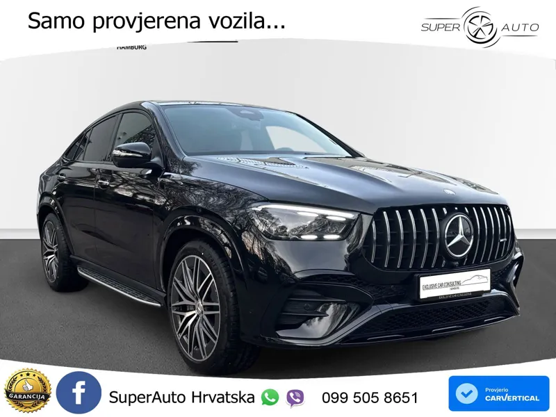 Mercedes AMG GLE Coupe 53 (435 KS) EQ Boost 4MATIC+ AMG SPEEDSHIFT TCT 9G ACC+HEAD+4xGR SJED+360+PANO