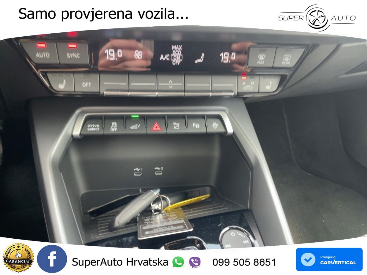 Audi A3 Sportback 40 TFSI e (204 KS) Plug-in Hybrid S tronic advanced LED+GR SJED+ACC