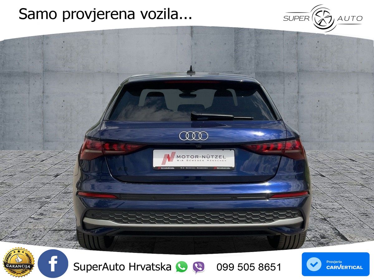 Audi A3 Sportback 40 TFSI e (204 KS) Plug-in Hybrid S tronic advanced LED+GR SJED+ACC