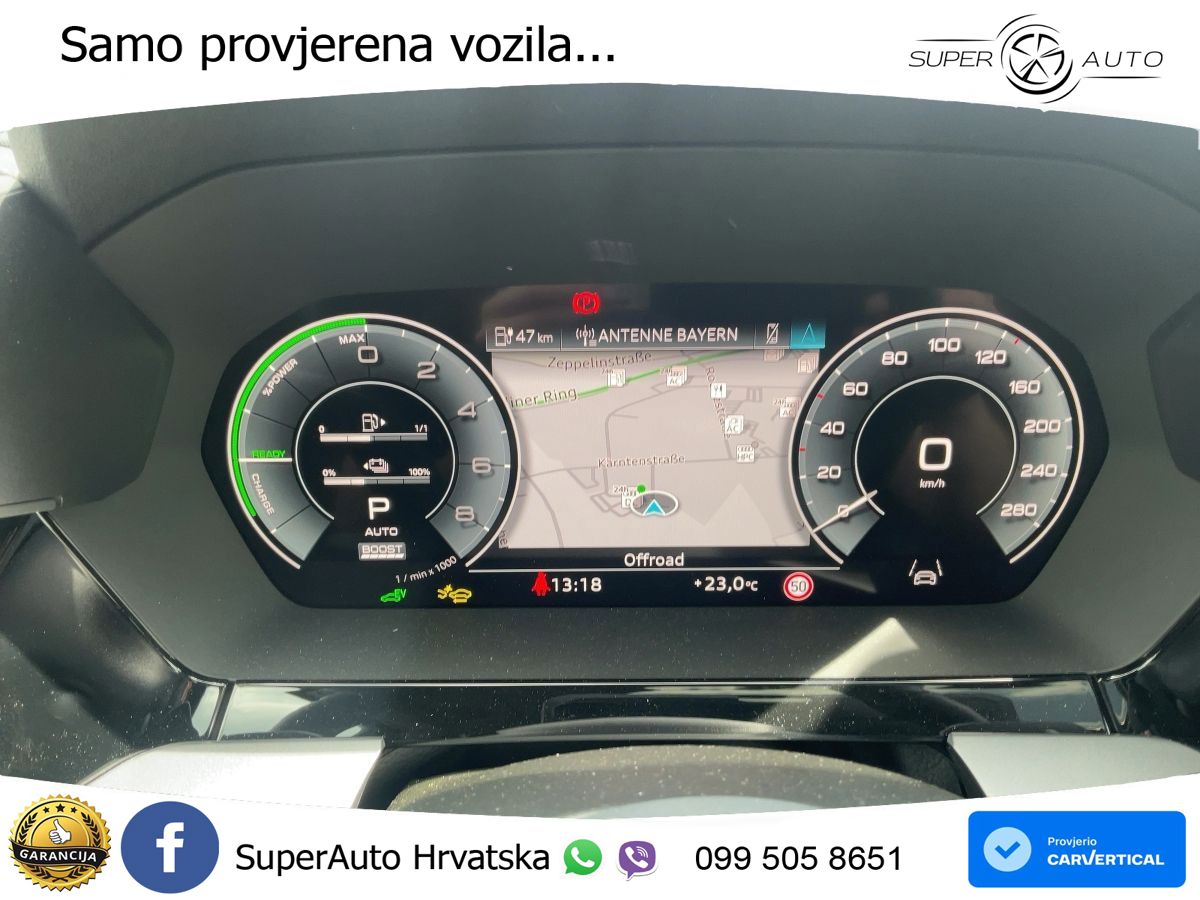 Audi A3 Sportback 40 TFSI e (204 KS) Plug-in Hybrid S tronic advanced LED+GR SJED+ACC