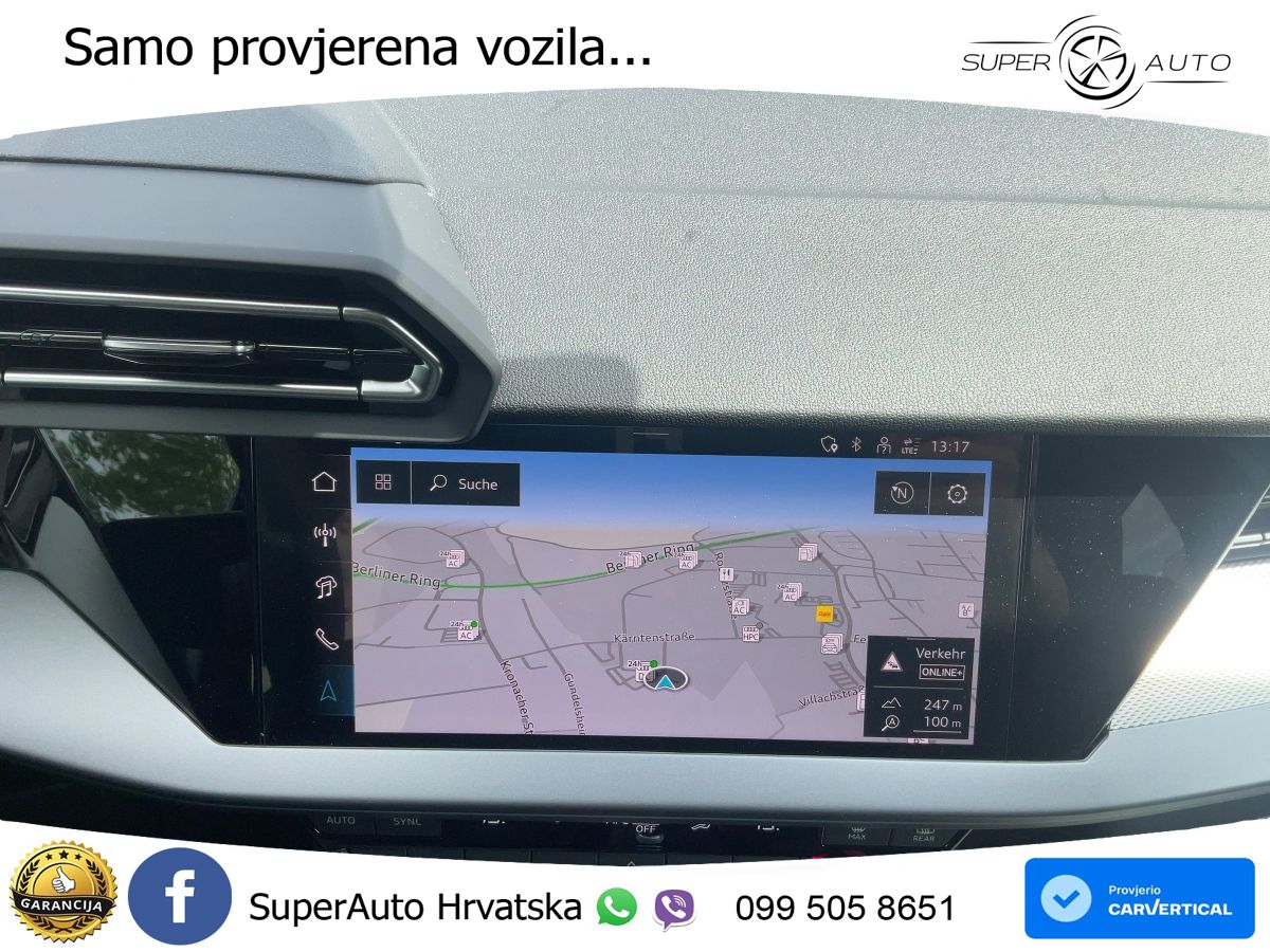 Audi A3 Sportback 40 TFSI e (204 KS) Plug-in Hybrid S tronic advanced LED+GR SJED+ACC