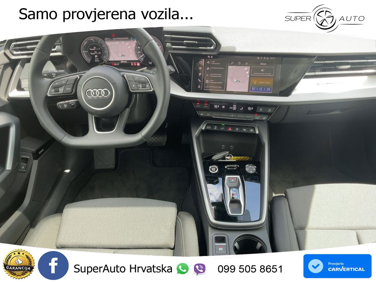 Audi A3 Sportback 40 TFSI e (204 KS) Plug-in Hybrid S tronic advanced LED+GR SJED+ACC