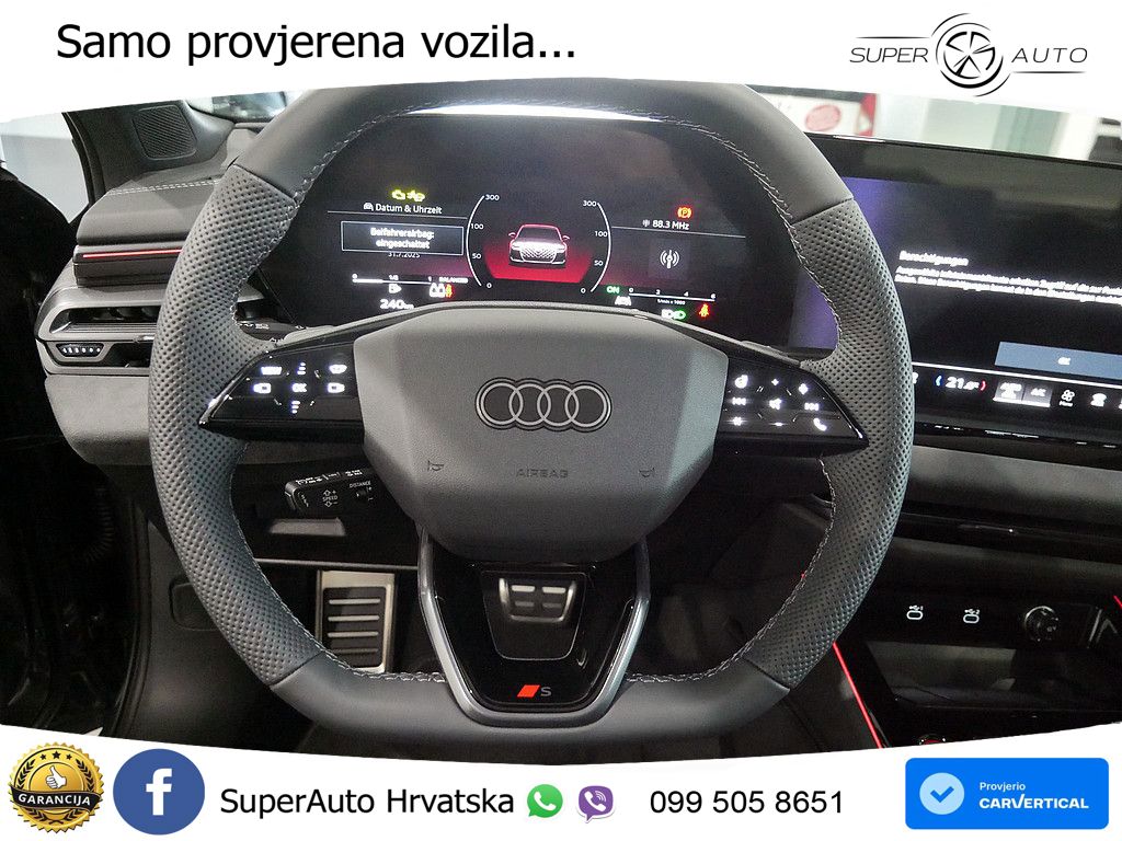 Audi A6 2.0 TDI (204 KS) quattro S tronic S line ZRAČNI+ACC+GR SJED+KAM+PANO