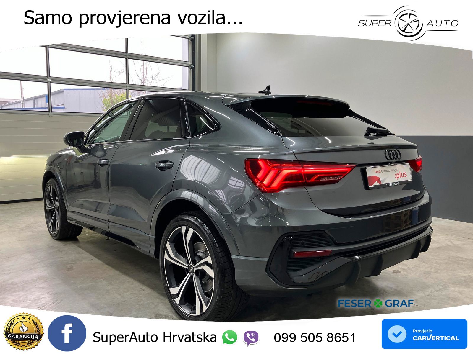 Audi Q3 Sportback 45 TFSIe (245 KS) S tronic S line