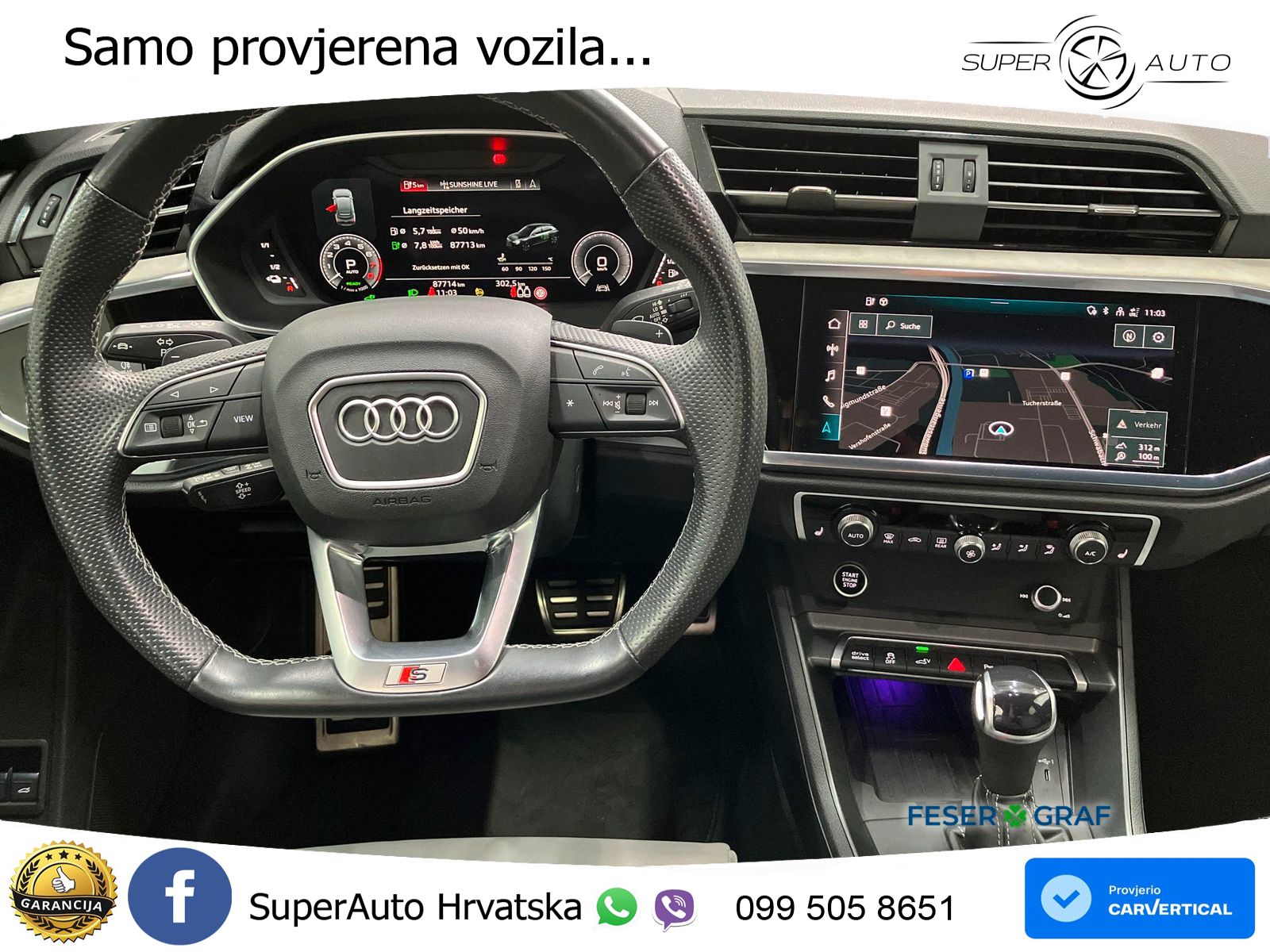 Audi Q3 Sportback 45 TFSIe (245 KS) S tronic S line