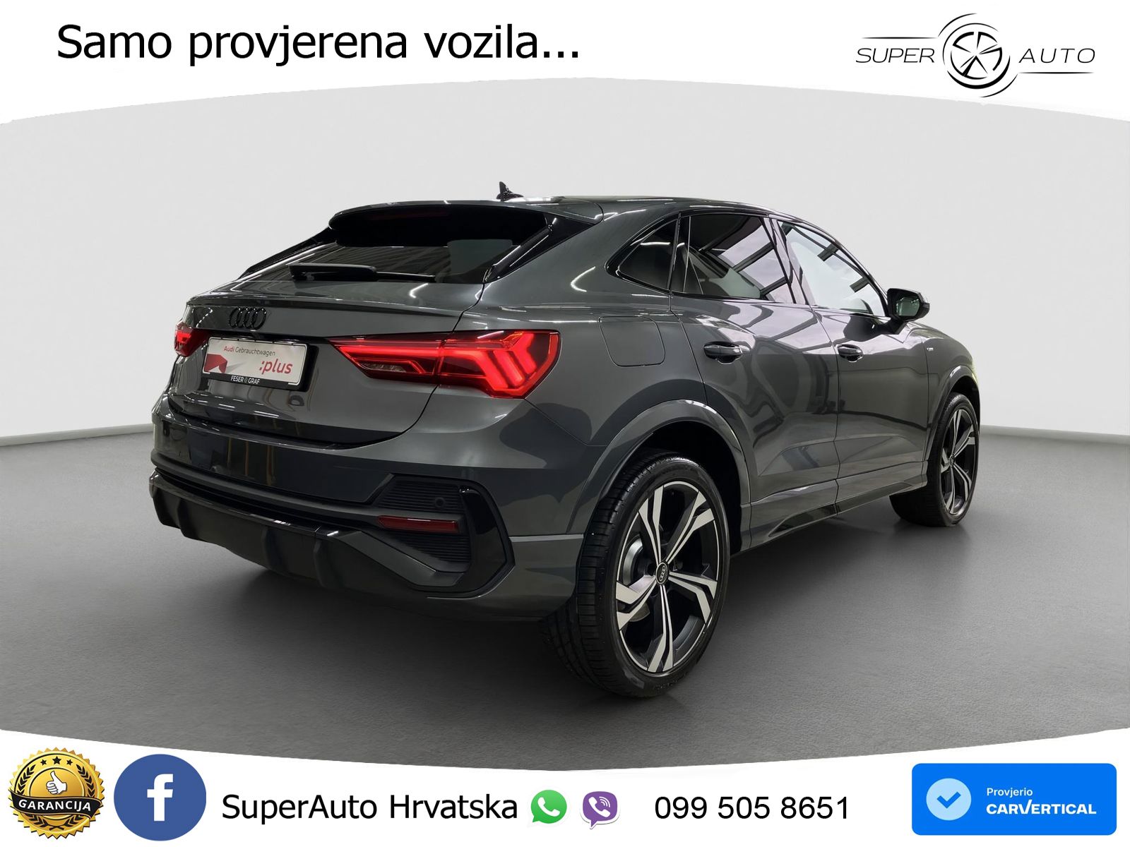 Audi Q3 Sportback 45 TFSIe (245 KS) S tronic S line