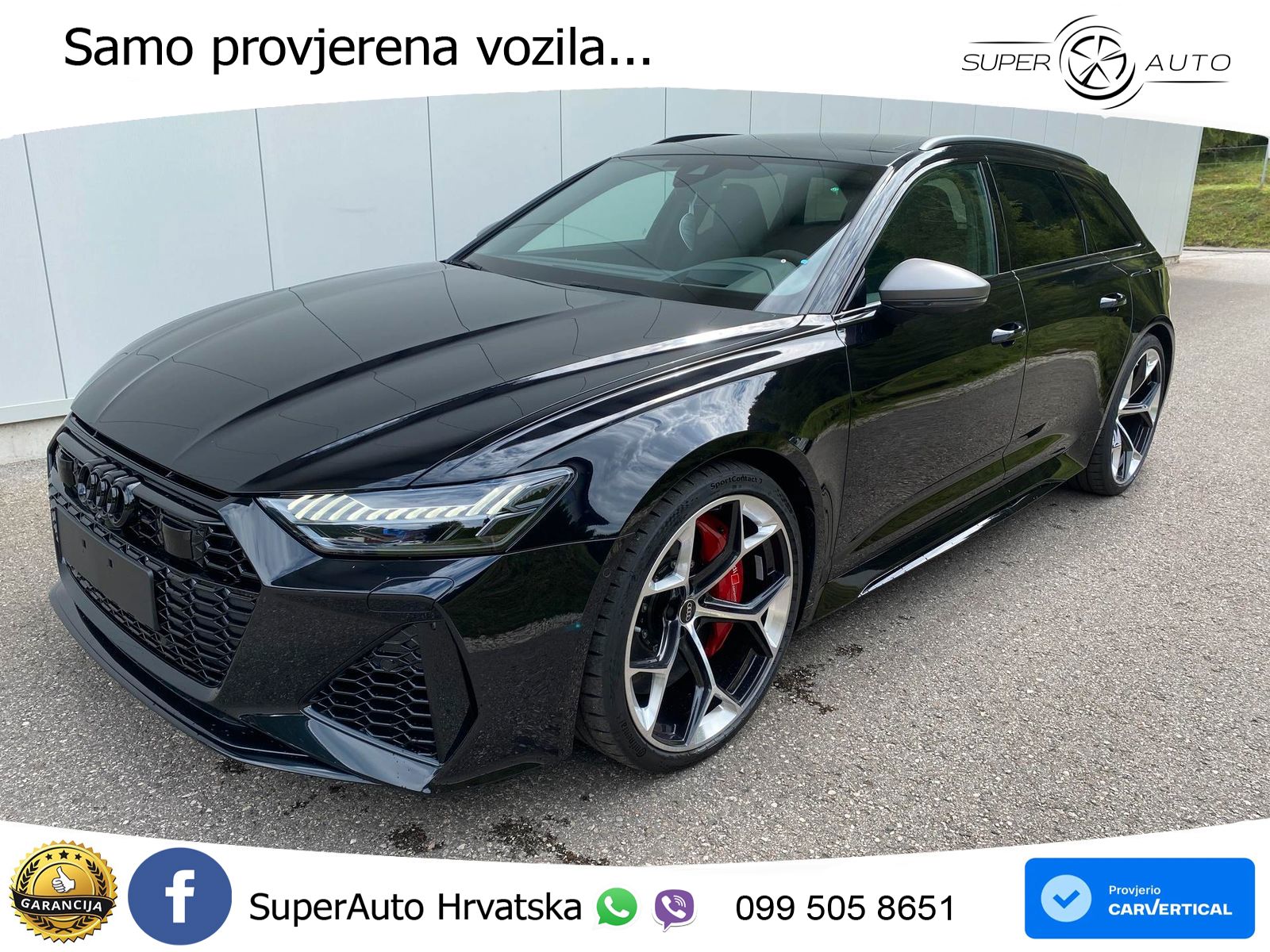 Audi RS6 Avant 4.0 TFSI V8 performance (630 KS)  quattro tiptronic LED+GR SJED+ACC