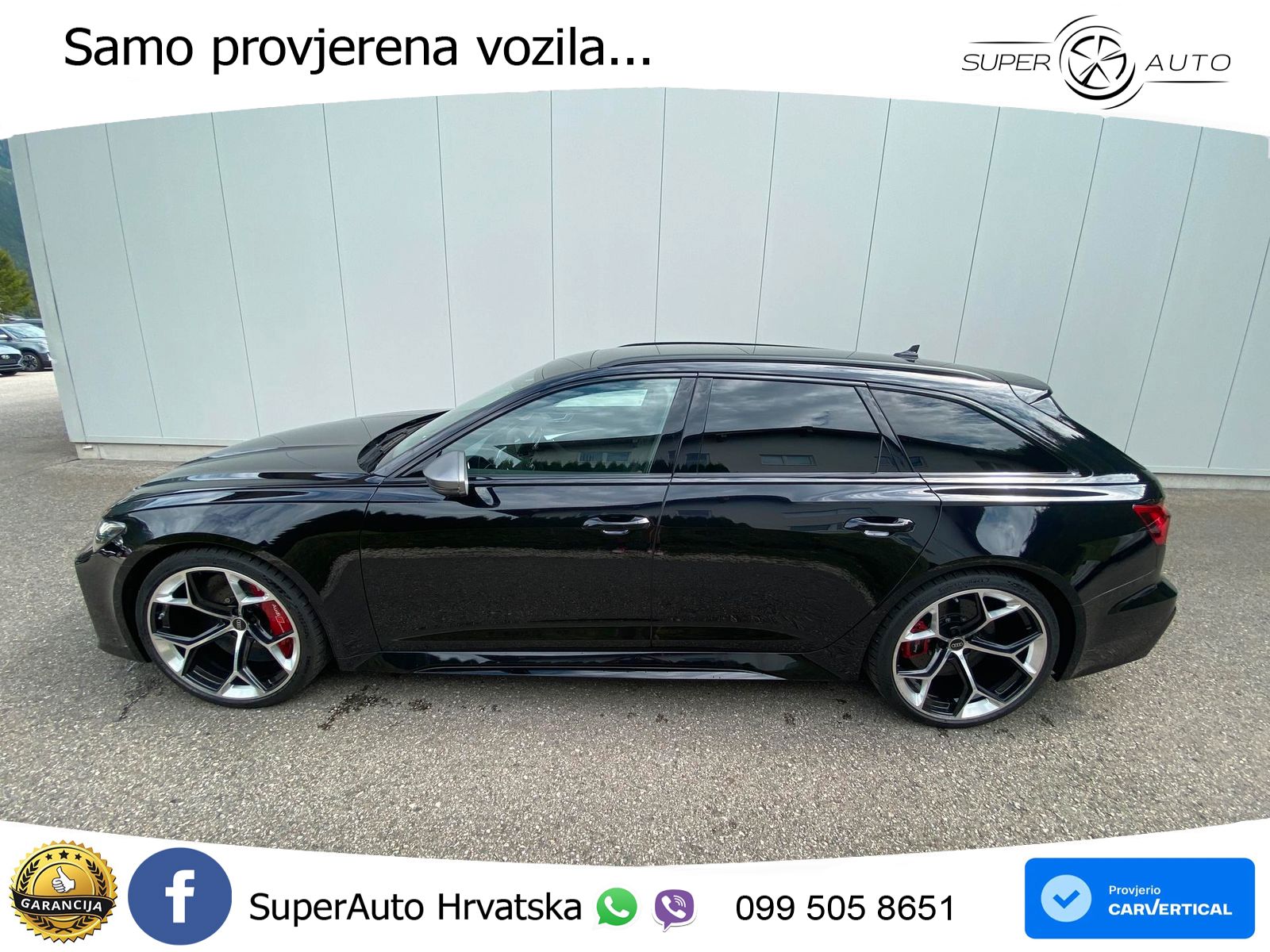 Audi RS6 Avant 4.0 TFSI V8 performance (630 KS)  quattro tiptronic LED+GR SJED+ACC