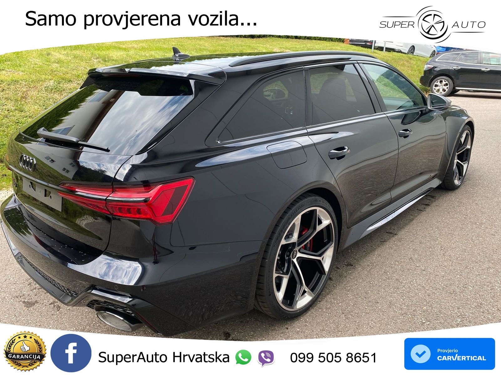 Audi RS6 Avant 4.0 TFSI V8 performance (630 KS)  quattro tiptronic LED+GR SJED+ACC