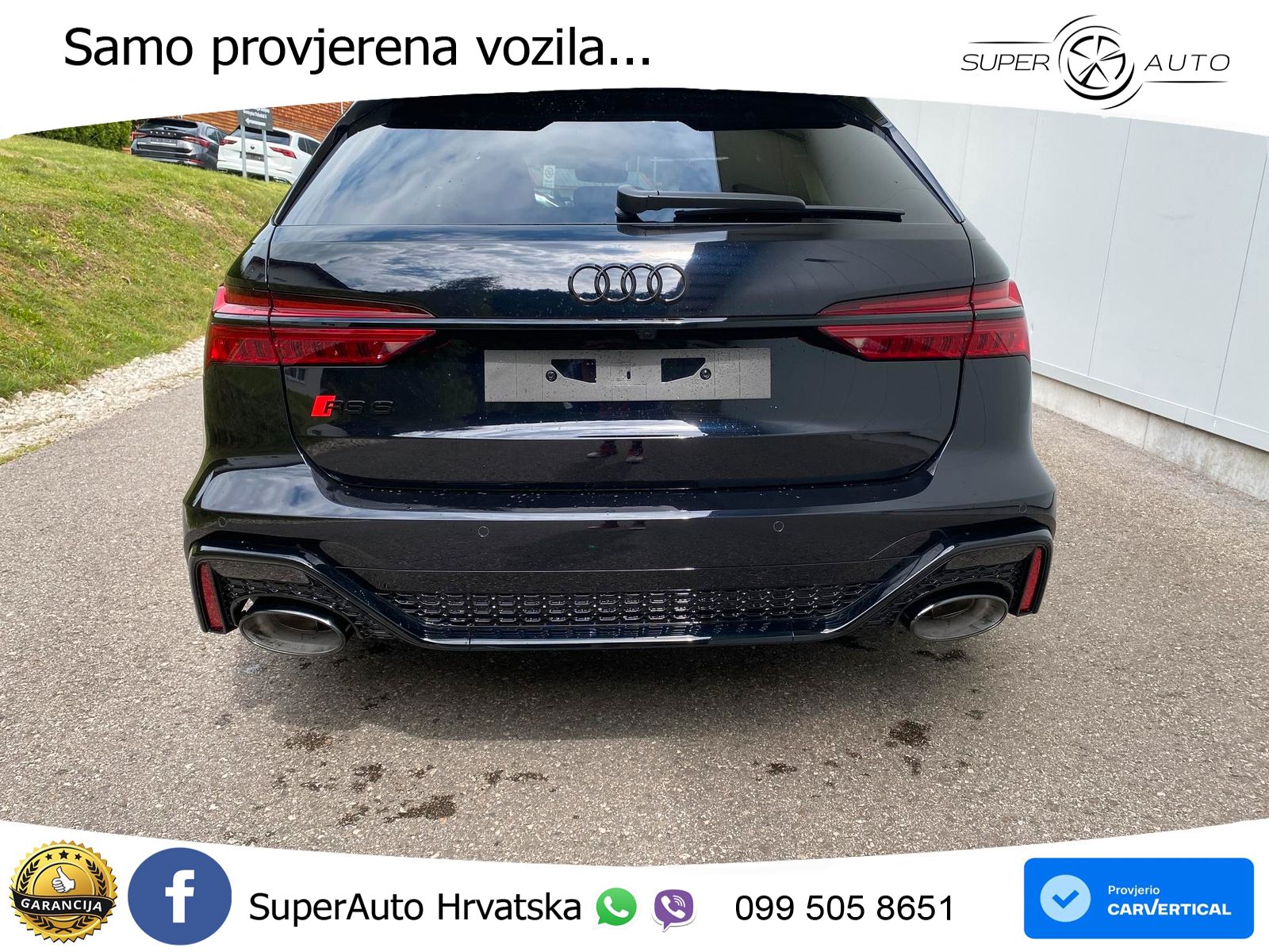 Audi RS6 Avant 4.0 TFSI V8 performance (630 KS)  quattro tiptronic LED+GR SJED+ACC