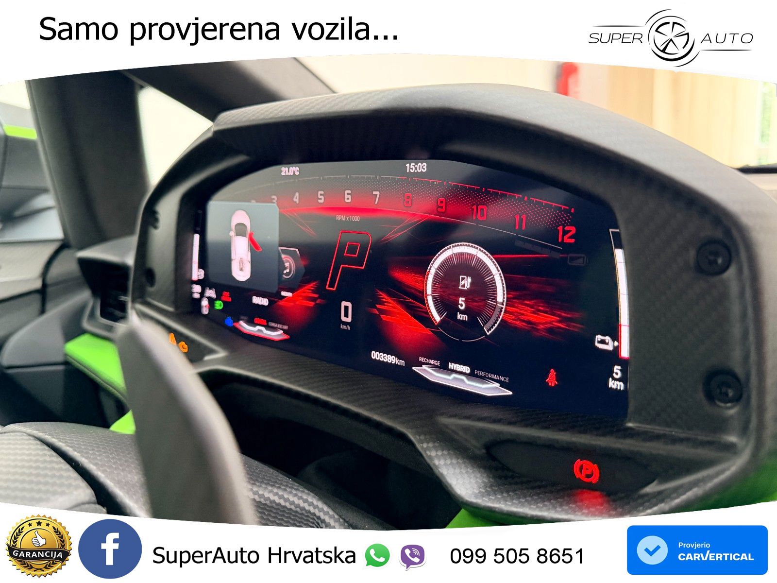 Lamborghini Temerario 4.0 V8 (920 KS) HPEV e-4WD DCT LED+ACC