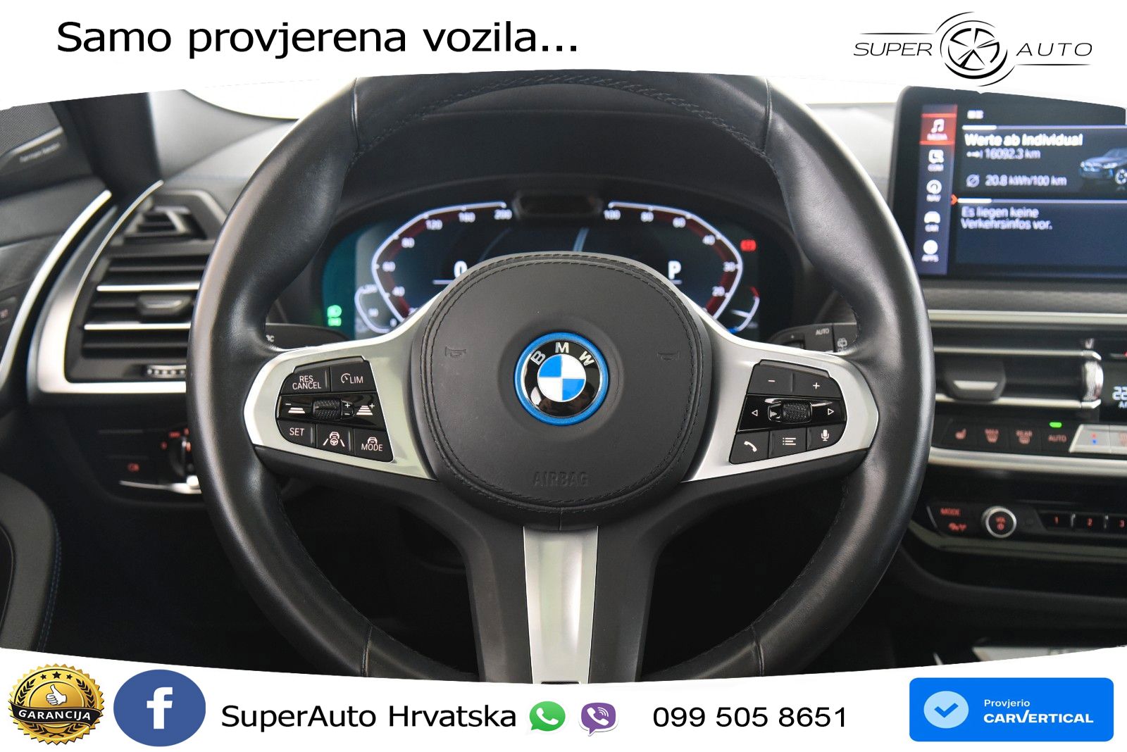 BMW iX3 80 kWh (286 KS) M Sport LED+GR SJED+ACC