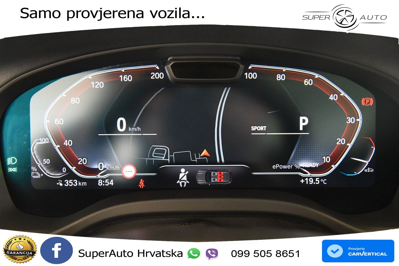 BMW iX3 80 kWh (286 KS) M Sport LED+GR SJED+ACC