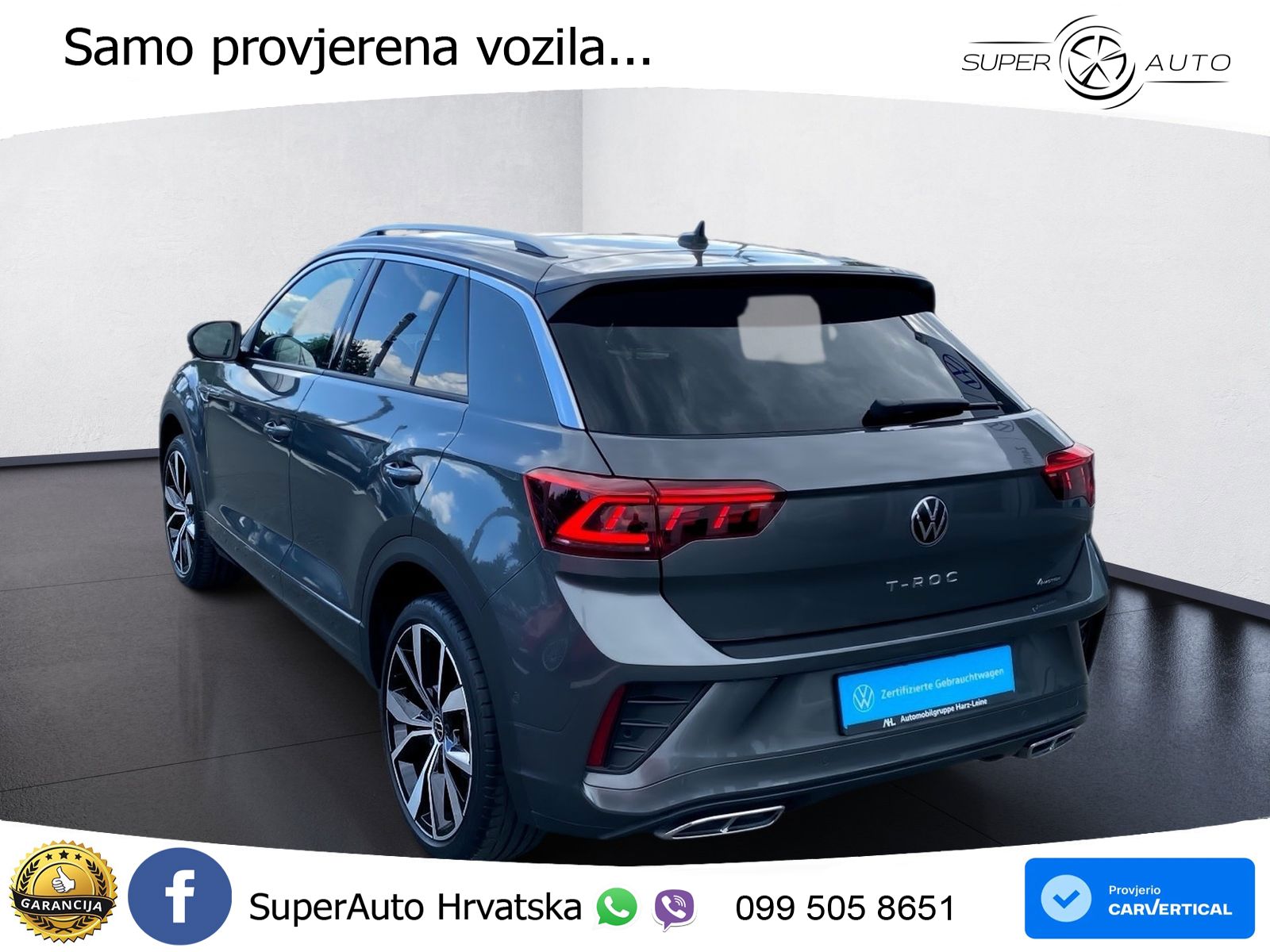 Volkswagen T-Roc I 2.0 TSI (190 KS) 4M DSG LED+GR SJED+ACC