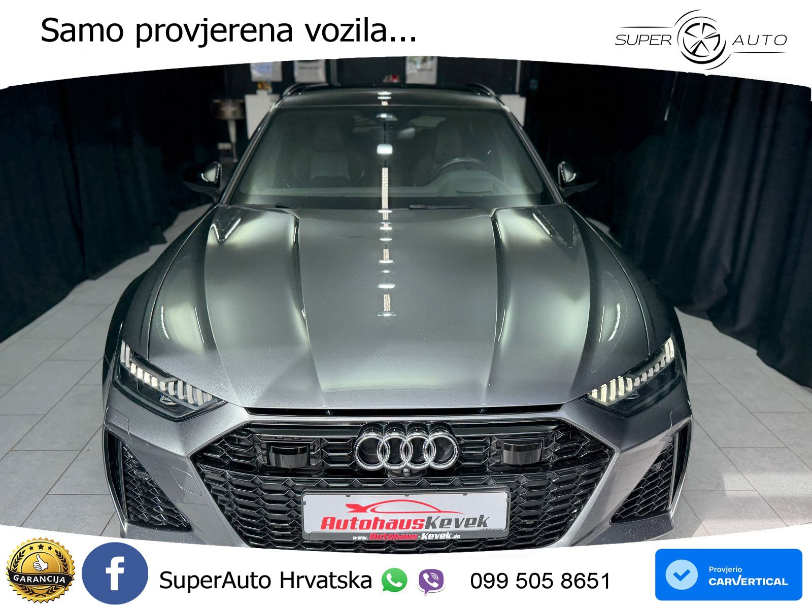 Audi RS6 Avant 4.0 TFSI V8 (600 KS) quattro Tiptronic LED+GR SJED+ACC