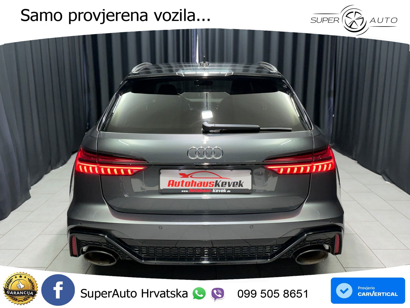 Audi RS6 Avant 4.0 TFSI V8 (600 KS) quattro Tiptronic LED+GR SJED+ACC