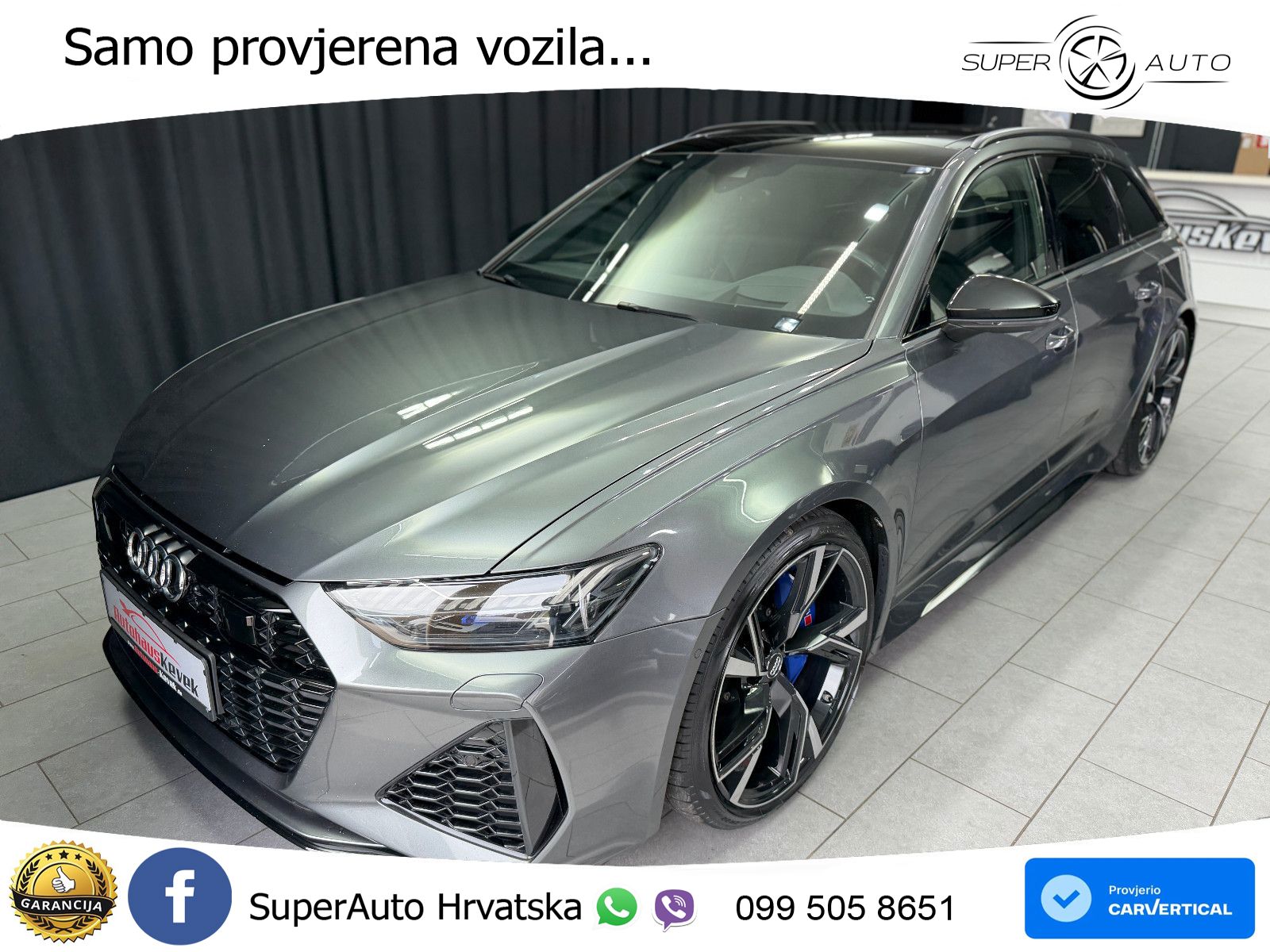 Audi RS6 Avant 4.0 TFSI V8 (600 KS) quattro Tiptronic LED+GR SJED+ACC