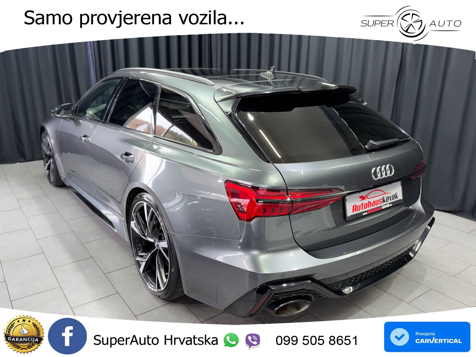 Audi RS6 Avant 4.0 TFSI V8 (600 KS) quattro Tiptronic LED+GR SJED+ACC
