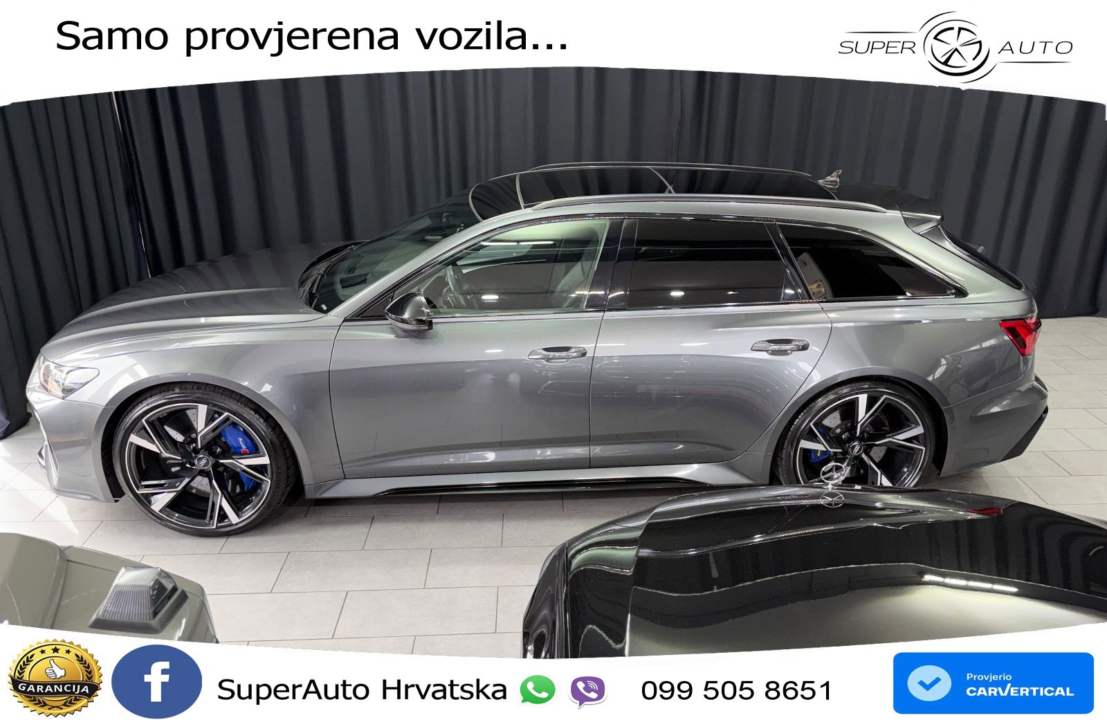 Audi RS6 Avant 4.0 TFSI V8 (600 KS) quattro Tiptronic LED+GR SJED+ACC