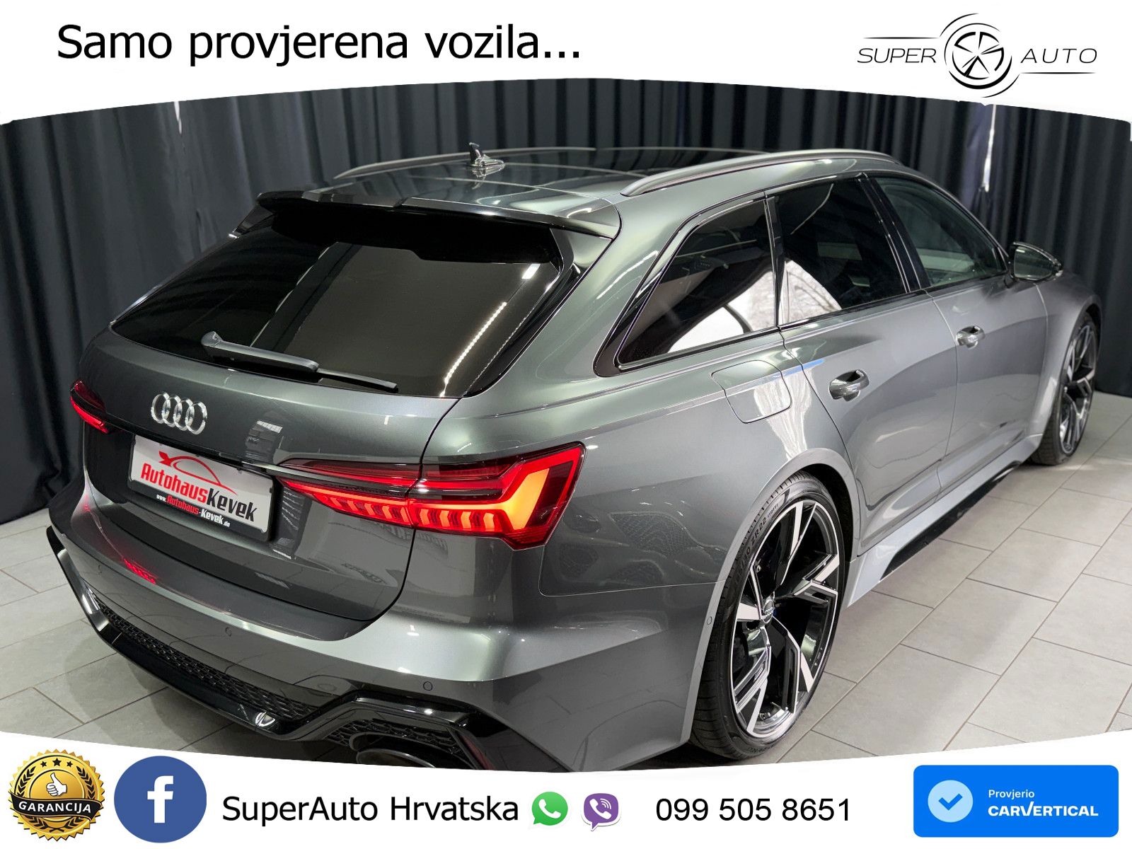 Audi RS6 Avant 4.0 TFSI V8 (600 KS) quattro Tiptronic LED+GR SJED+ACC