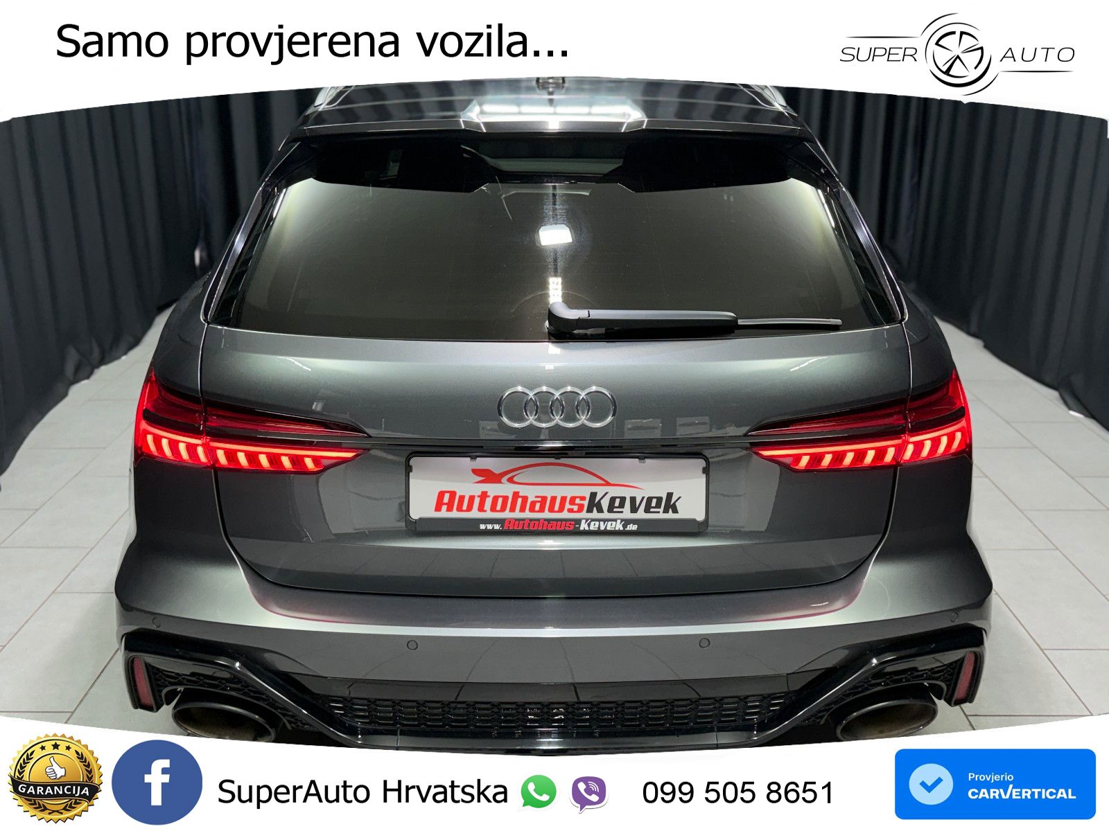 Audi RS6 Avant 4.0 TFSI V8 (600 KS) quattro Tiptronic LED+GR SJED+ACC